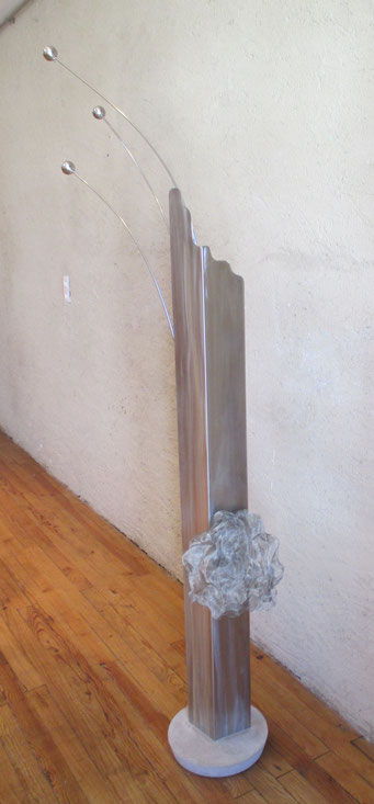 inox brossé, tube inox, voile inox, béton, boules inox, outdoor